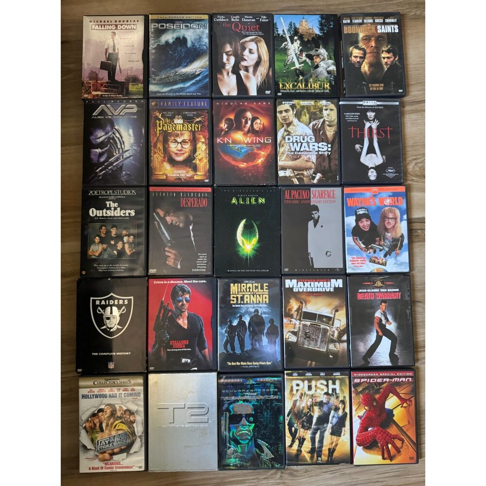 Lot of 139 DVD Movies Variety